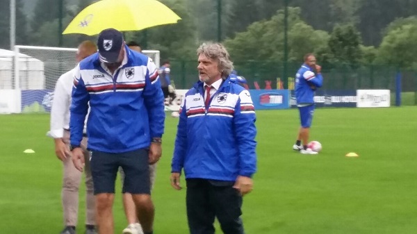 Massimo Ferrero e Walter Zenga